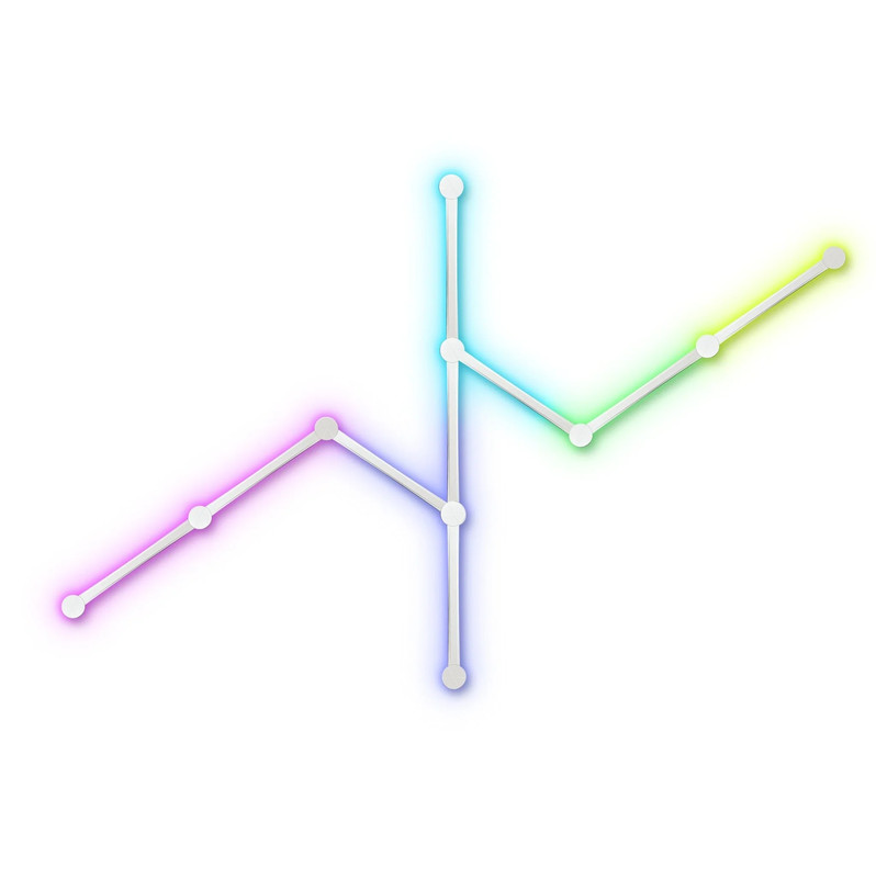 Epic Gamers Light Beam Starter Kit 9 Light Lines - White - إضاءة